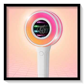 早い者勝ち・TWICE CANDYBONG ペンライト ホワイト2本セット TWICE 公式ペンライト OFFICIAL LIGHT STICK CANDYBONG